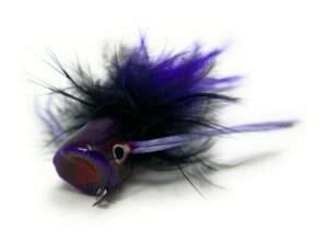 Purple and Black Concave Face Popper